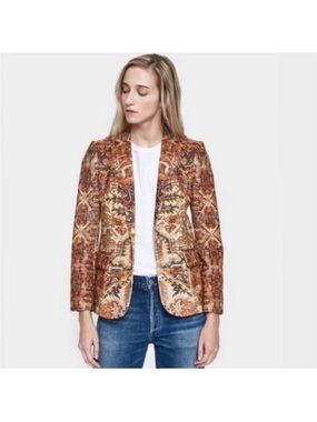 FRAME Oversized Persian
Tapestry Printed Blazer Jacket (fits a size 4 well)